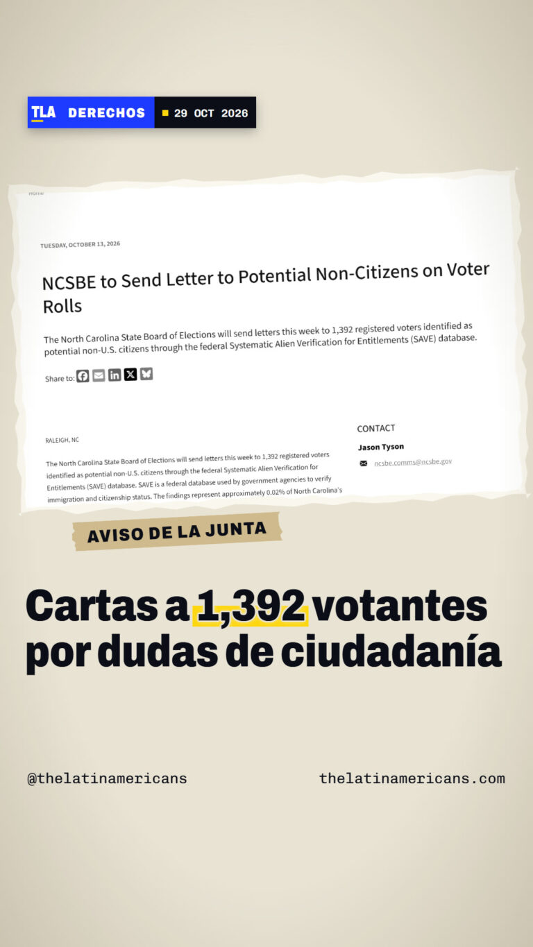 Cartas a 1,392 votantes por dudas de ciudadanía