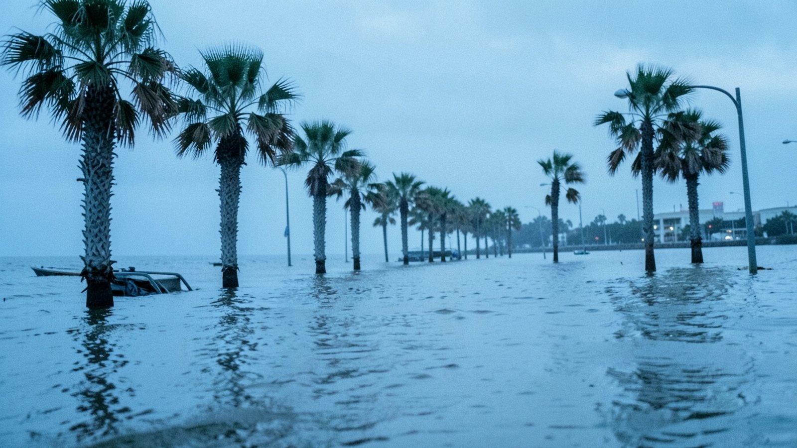 Mareas altas inundan el sur de Florida el domingo y el servicio meteorológico advierte de más el lunes y martes