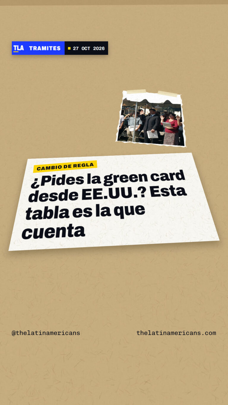 ¿Pides la green card desde EE.UU.? Esta tabla es la que cuenta