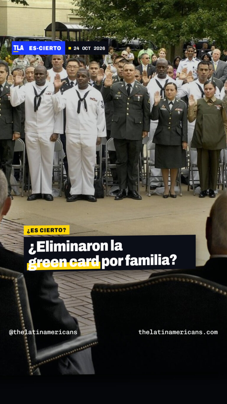 ¿Eliminaron la green card por familia?