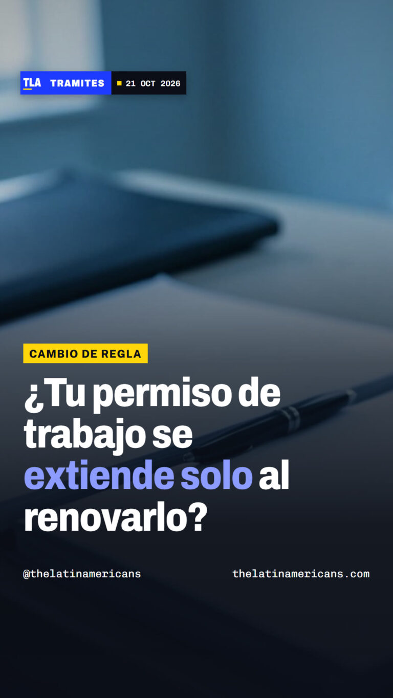 ¿Tu permiso de trabajo se extiende solo al renovarlo?