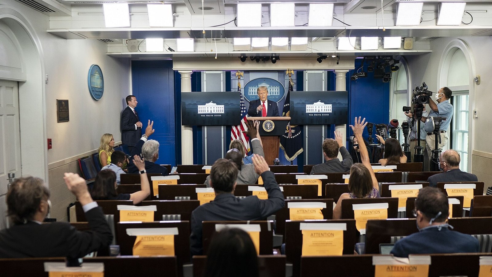 Trump y los insultos a reporteras: qué documenta la IWMF y qué no está confirmado