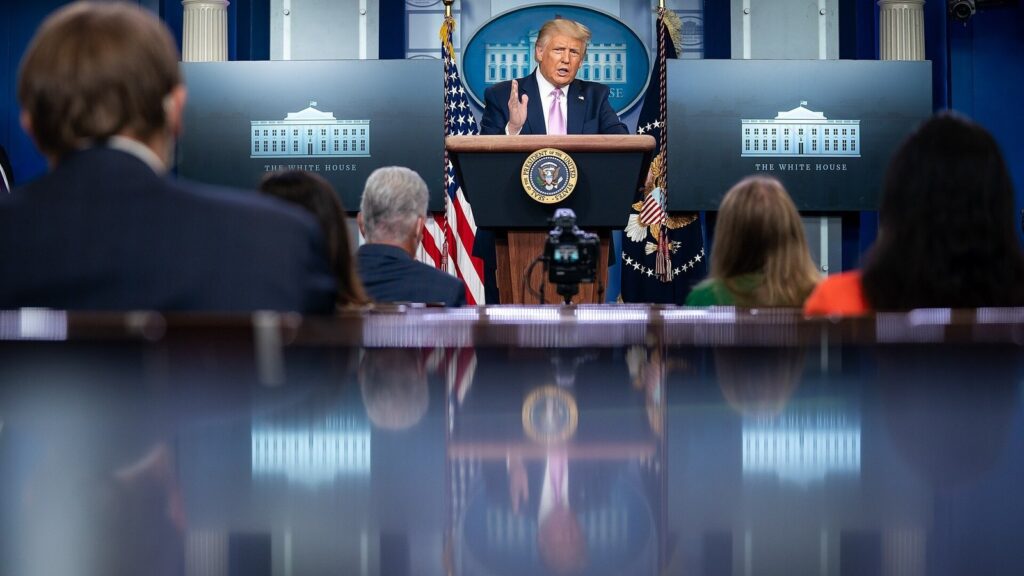 Trump y los insultos a reporteras: qué documenta la IWMF y qué no está confirmado