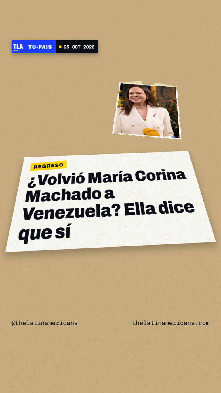 ¿Volvió María Corina Machado a Venezuela? Ella dice que sí